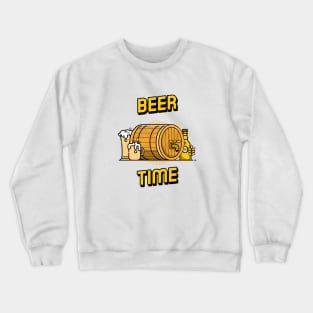 Beer Time Crewneck Sweatshirt